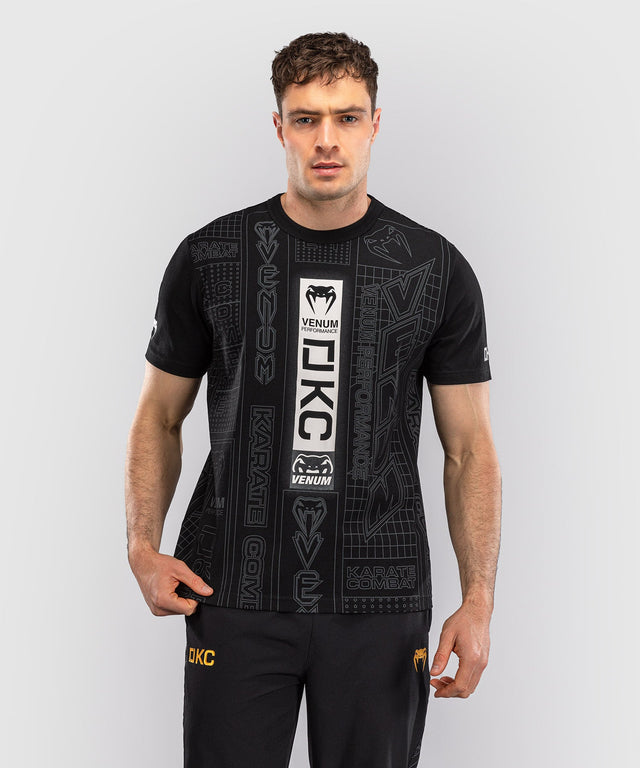T-shirt Venum Karate Combat – Nero/Grigio