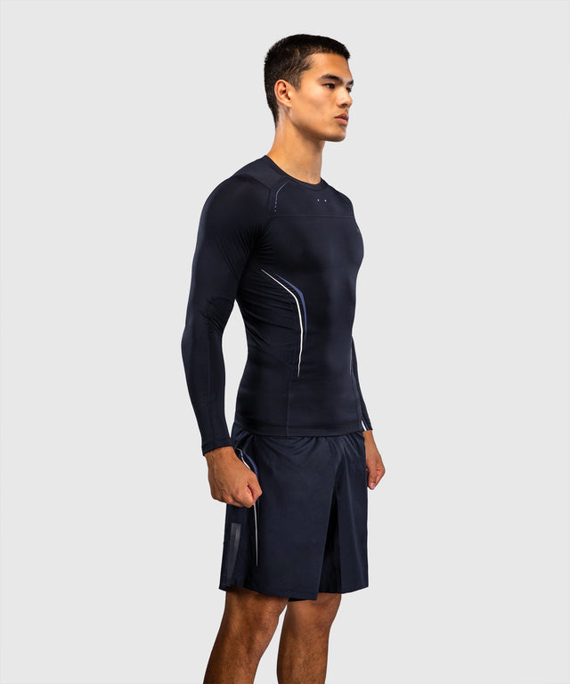 Venum Rashguard G-Core Long Sleeves – Navy/White