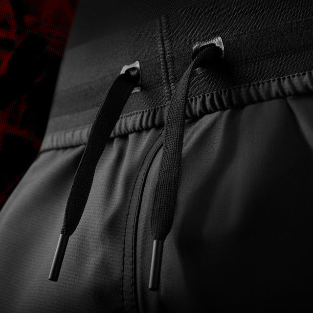 Pantaloncini BJJ Hayabusa x UFC da donna – Nero/Rosso