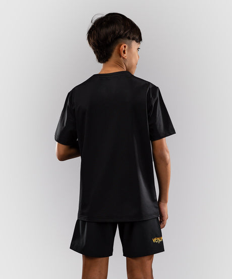 Venum T-Shirt Classic Dry Tech Kinder – Schwarz/Gold