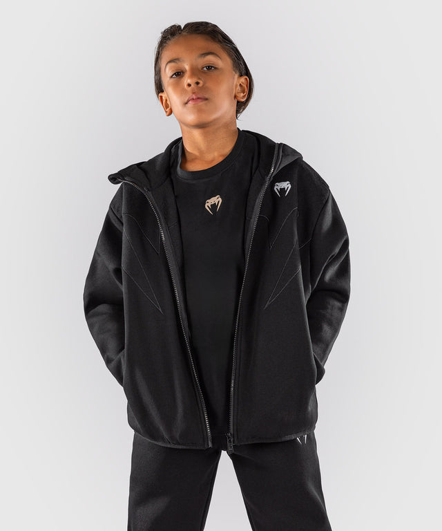 Venum Trainingsjas Attack Fleece & Weave Kinderen - Zwart