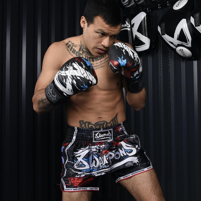 Pantaloncini Muay Thai 8 WEAPONS Cut Like A Blade 2.0 – Nero
