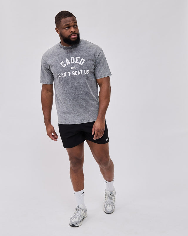 T-shirt Caged Club – Gris lavé