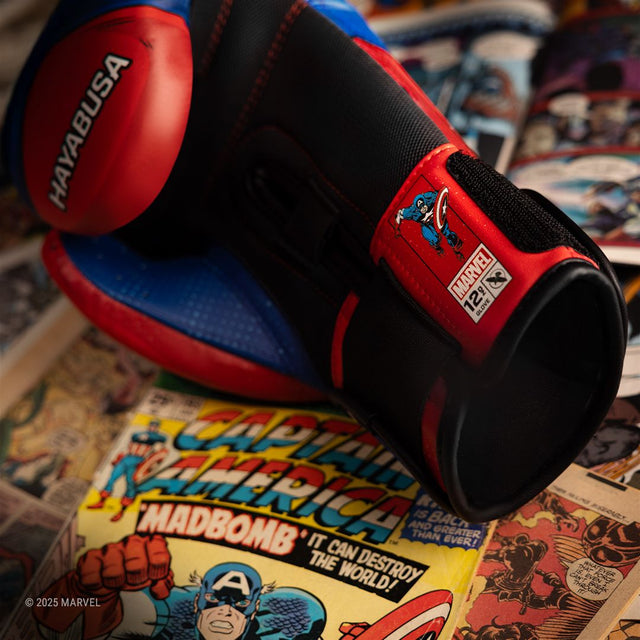 Hayabusa Boxhandschuhe Captain America – Rot/Weiß/Blau