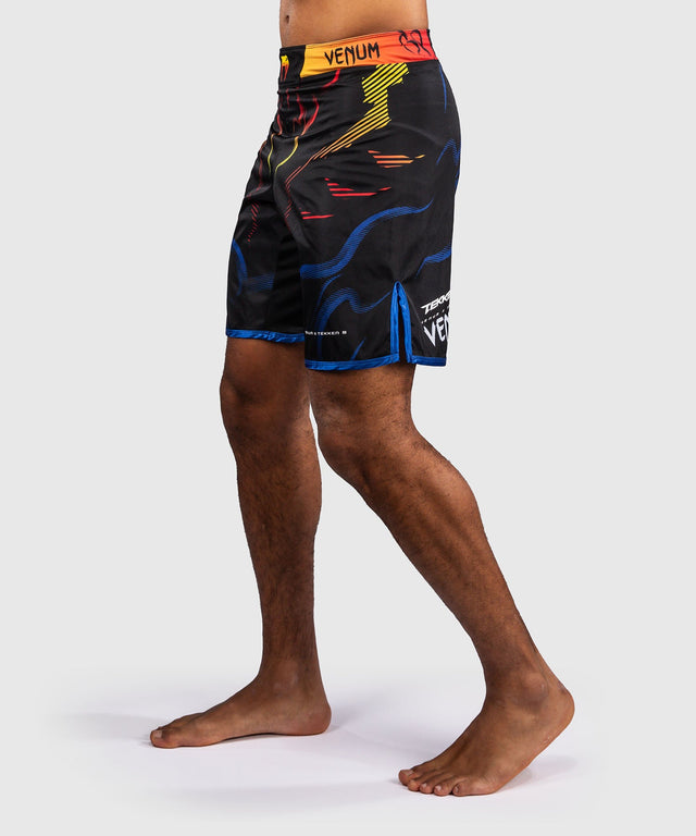 Venum MMA-shorts x TEKKEN 8 Yoshimitsu – Sort/Orange