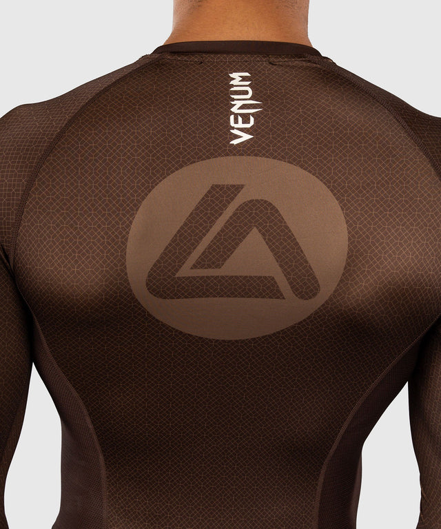 Rashguard Venum x Roger Gracie Academy Maniche lunghe – Marrone scuro