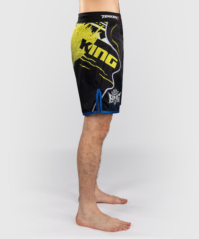 Spodenki MMA Venum x TEKKEN 8 King – Czarne/Żółte