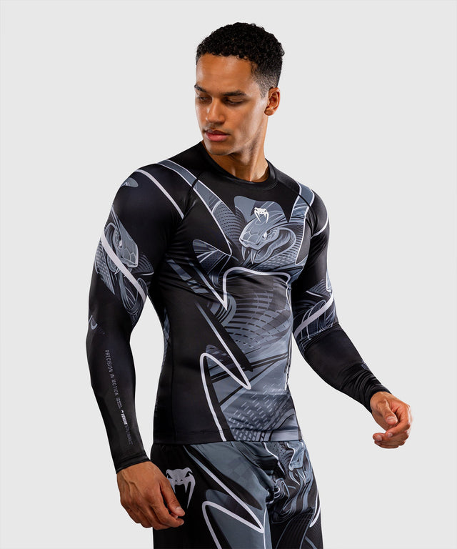 Venum Rashguard Crimson Viper 2.0 Lange Mouwen - Zwart/Grijs