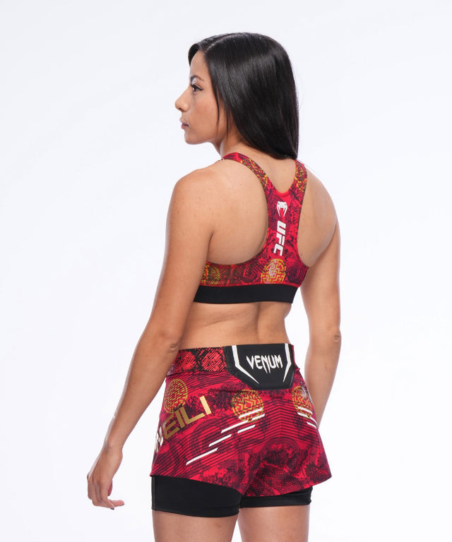 Biustonosz sportowy Venum UFC Unrivaled Zhang Weili – Czerwony