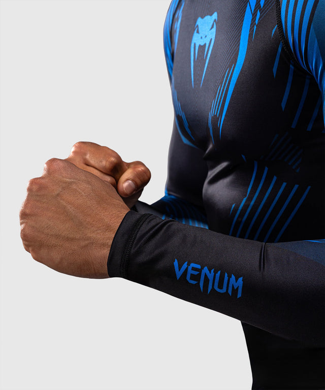 Venum Rashguard No-Gi 6.0 Lange Mouwen - Zwart/Blauw
