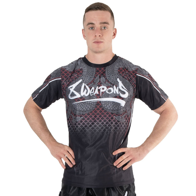 T-shirt fonctionnel 8 WEAPONS Naga Yant – Noir/Rouge