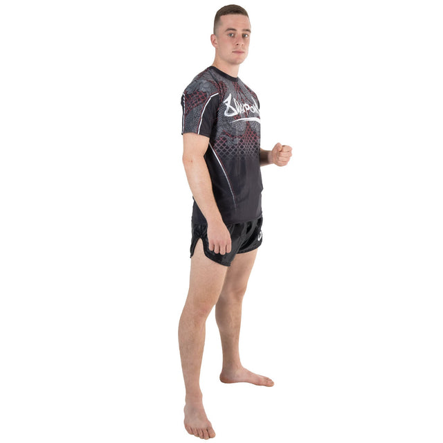 T-shirt fonctionnel 8 WEAPONS Naga Yant – Noir/Rouge