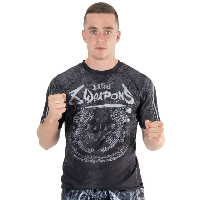 T-shirt 8 WEAPONS Functional – Nero/Grigio