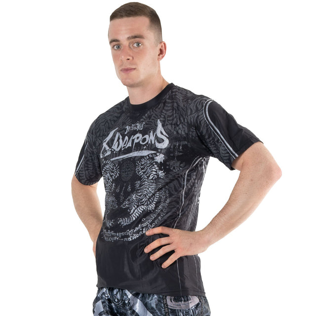 T-shirt 8 WEAPONS Functional – Nero/Grigio