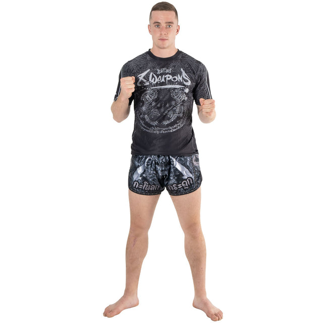 T-shirt 8 WEAPONS Functional – Nero/Grigio