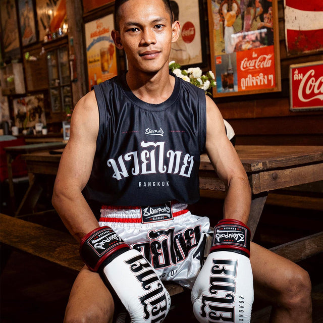 8 WEAPONS Tank Top Bangkok – Svart/Vit