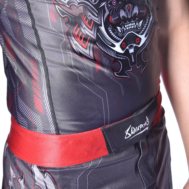 8 WEAPONS MMA Shorts Samurai 2.0 – Black/Red