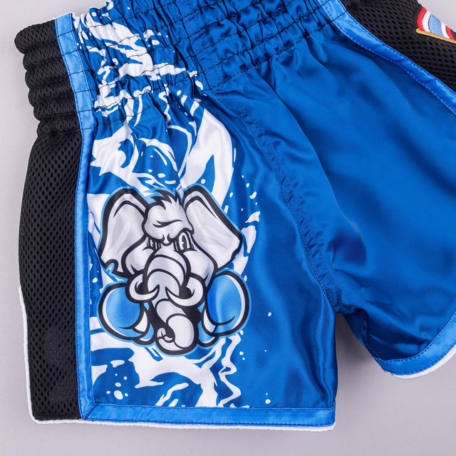 8 WEAPONS Muay-Thai-Shorts Jipe – Blau