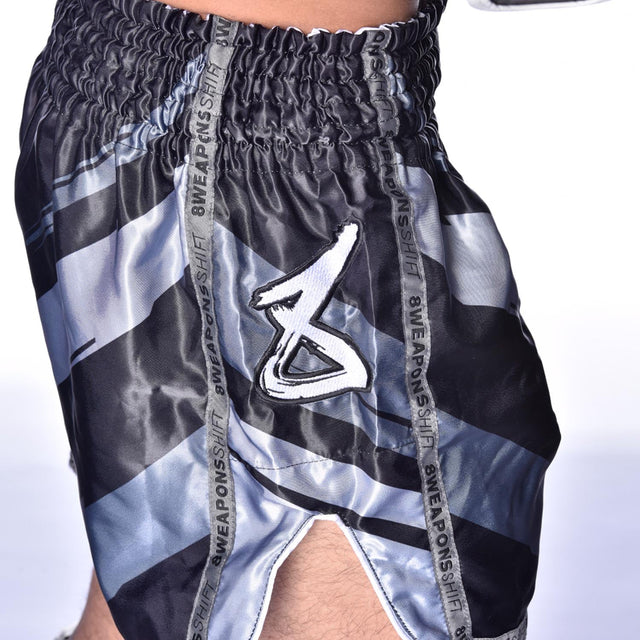 8 WEAPONS Muay Thai shorts Shift – Sort Mat