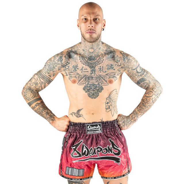 Pantaloni scurți Muay Thai 8 WEAPONS Vivo Sunsphere – Multicolor