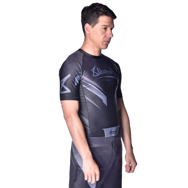 Rashguard 8 WEAPONS Shift – Negru Mat