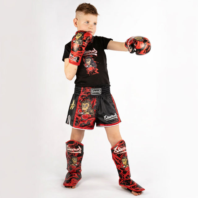 T-shirt 8 WEAPONS Joe – Nero/Rosso