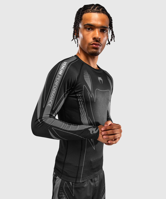 Venum Rashguard Amazonia Reborn Lange Ærmer - Sort/Grå