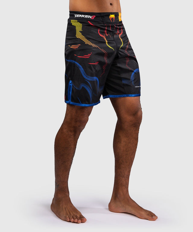 Venum MMA-shorts x TEKKEN 8 Yoshimitsu – Sort/Orange