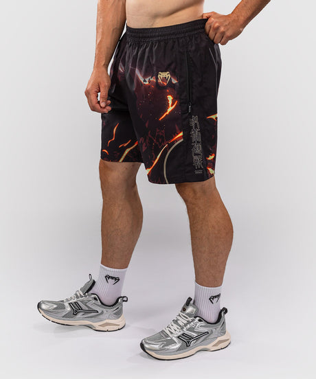 Venum Trainingsshorts Sukuna – Schwarz/Hellbeige