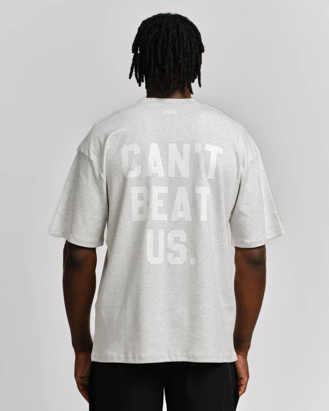 Caged T-Shirt 'CBU' - Lysegrå