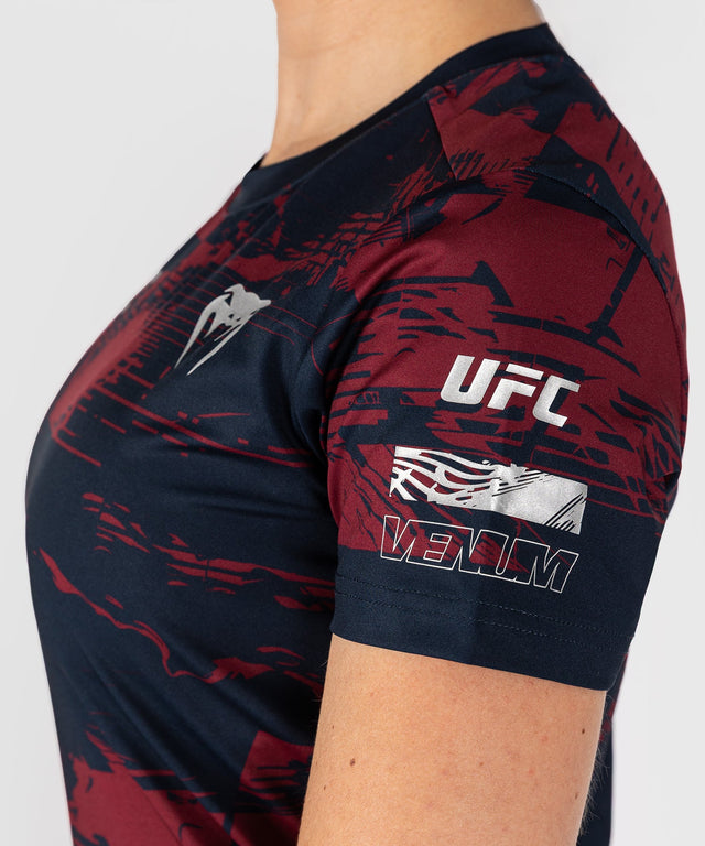T-shirt Venum UFC Zenith – Blu navy/Bordeaux/Argento