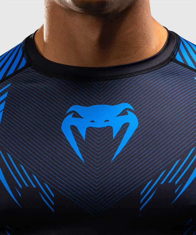 Venum Rashguard No-Gi 6.0 Lange Mouwen - Zwart/Blauw