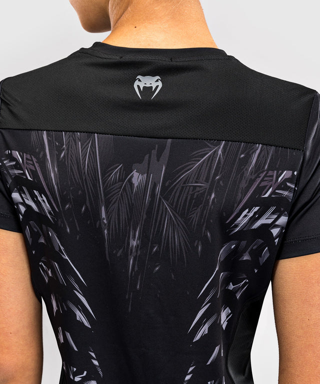 Venum T-Shirt Tiger Dry Tech til kvinder - Sort/Sølv