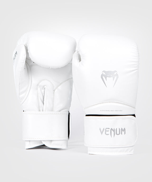 Guantes de boxeo Venum Contender 1.5 – Blanco/Plata