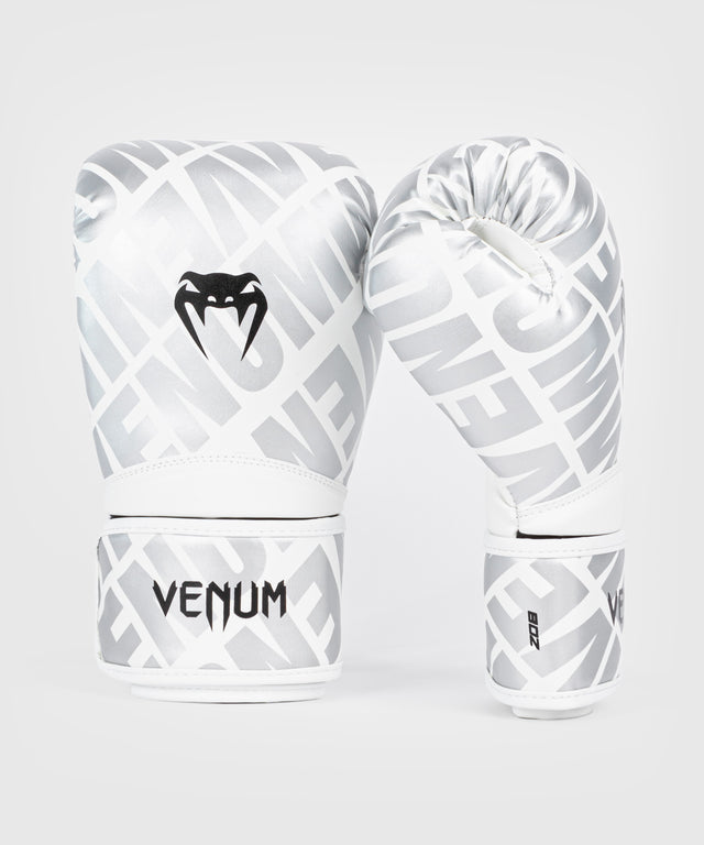 Guantes de boxeo Venum Contender 1.5 XT Niños – Blanco/Plata