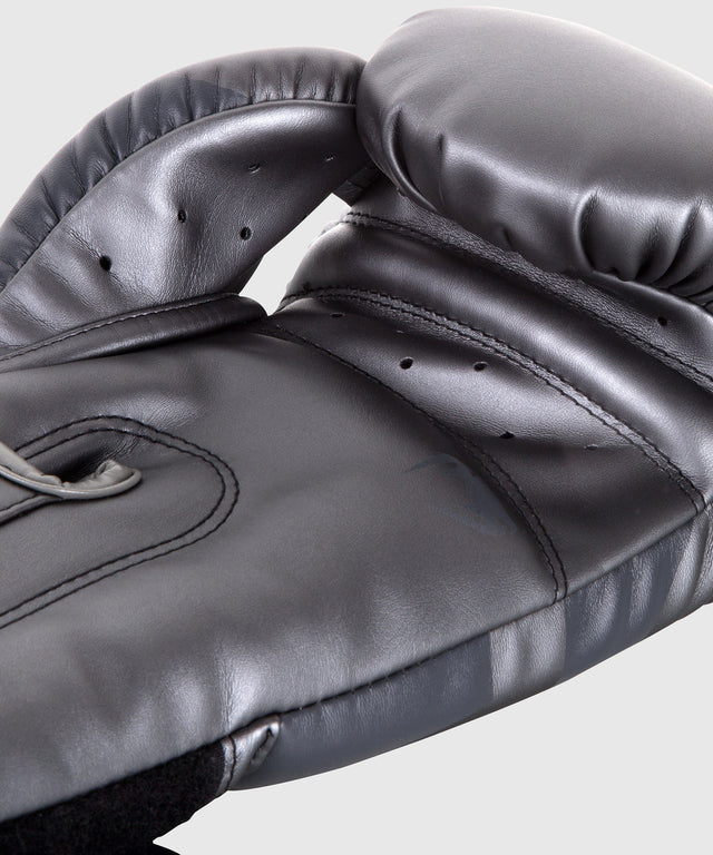Boxerské rukavice Venum Elite – Šedé/Šedé