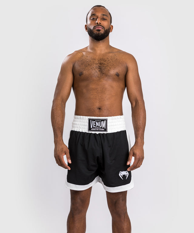 Boxerské trenky Venum Classic – Černé/Bílé