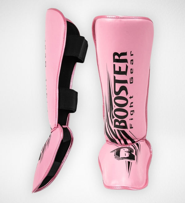 Booster Benskydd för barn – Rosa/Svart