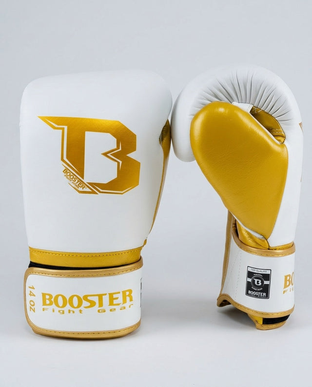 Mănuși de box Booster Rapid Strike – Alb/Aur