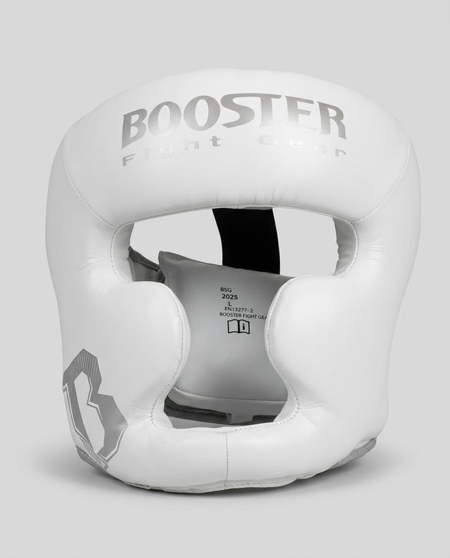 Casque de boxe Booster BHG2 – Blanc/Argent