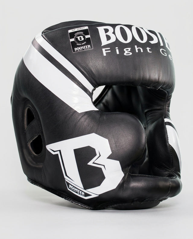 Kask bokserski Booster BHG2 – Czarny/Biały