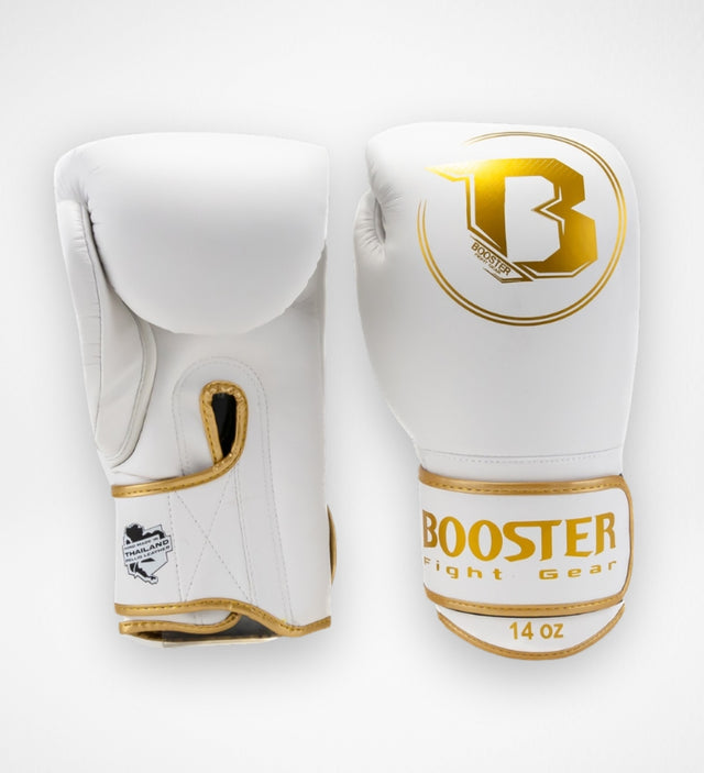 Guantoni da boxe Booster PRO BGL VX4 – Bianco/Oro