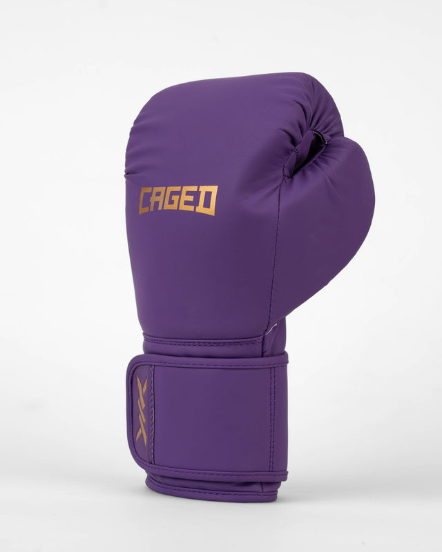 Caged Core Boxhandschuhe – Lila/Gold