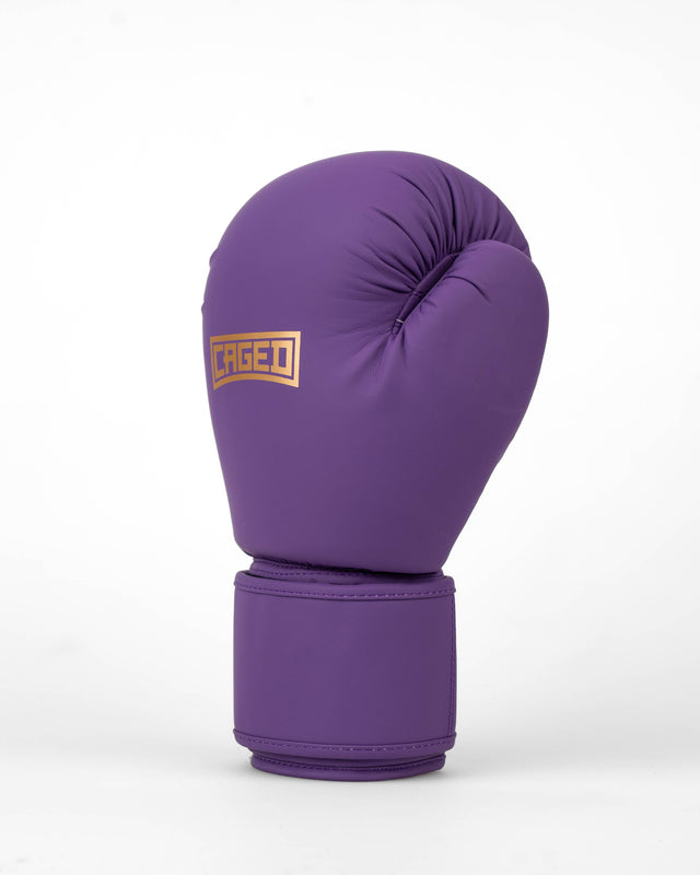 Caged Boxningshandskar Shadow – Lila/Guld