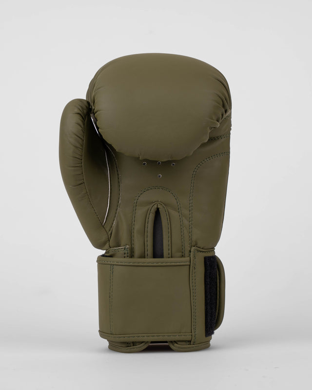Gants de boxe Caged Shadow – Kaki Vert/Or