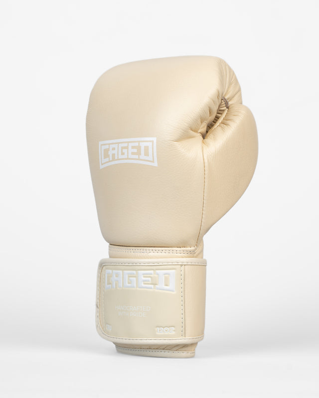 Caged Boxningshandskar 'X' Series – Crème Vit