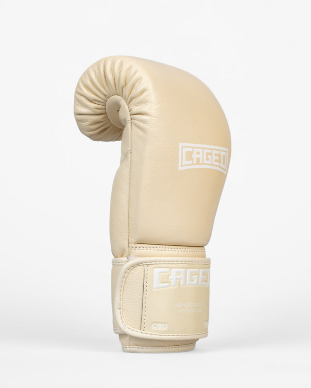 Caged Boxningshandskar 'X' Series – Crème Vit