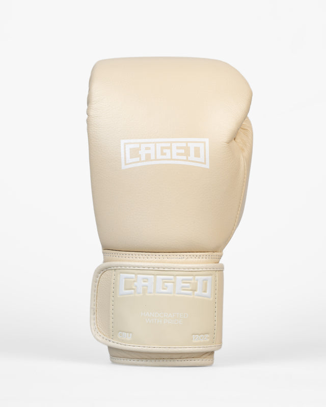 Caged Boxningshandskar 'X' Series – Crème Vit