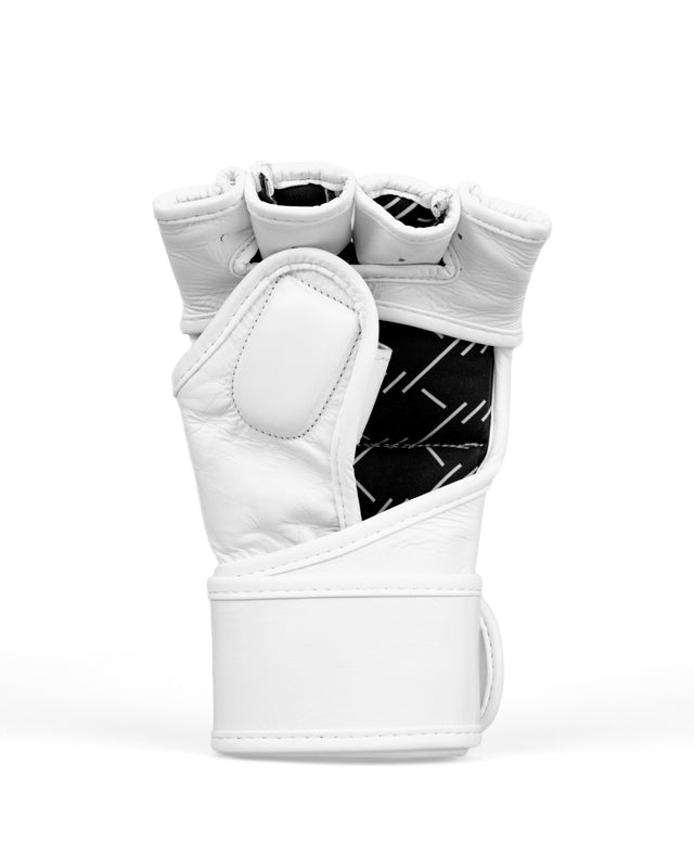 Caged MMA-handsker 'X' Series - Hvid/Sort