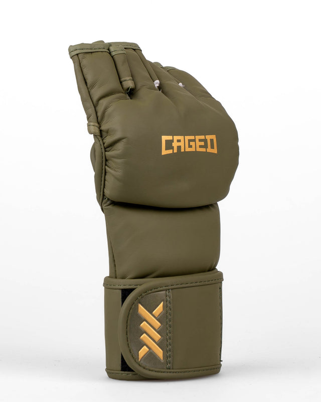 Guanti MMA Caged Shadow – Cachi/Oro